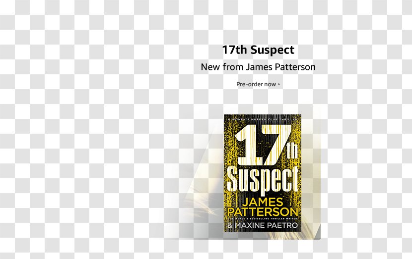 The 17th Suspect Suspect: (Women’s Murder Club 17) Brand Product Design - Amyotrophic Lateral Sclerosis - European Broken Books Transparent PNG
