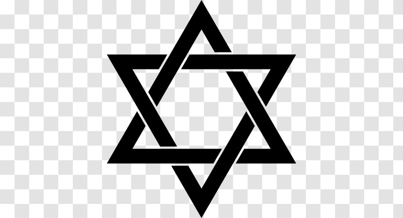 Star Of David Judaism Clip Art - Text Transparent PNG