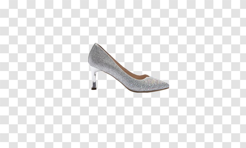 High-heeled Footwear Sandal Shoe Pattern - Highheeled - A Silver Lady High Heels Transparent PNG