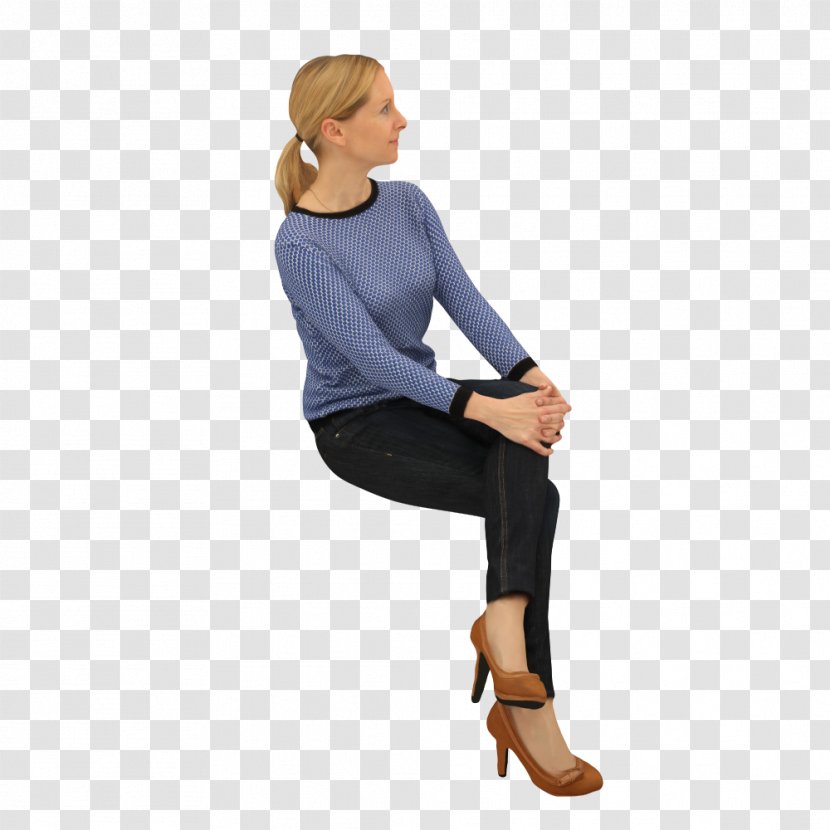 Sitting Woman Chair Standing - Frame - Man Transparent PNG