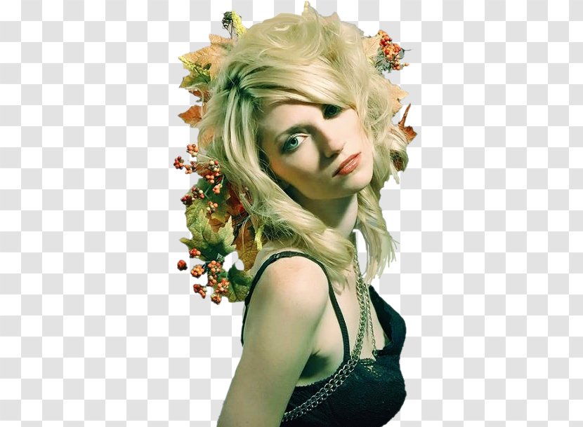 Woman Blond Female Autumn - Long Hair - Sari Transparent PNG