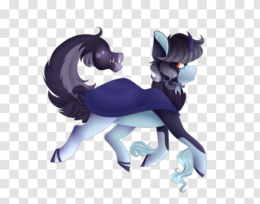 Horse Illustration Cartoon Character Purple - Stallion - Banter Watercolor Transparent PNG