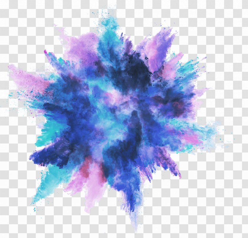 Color Dust Explosion Powder - Flower - Brushes Transparent PNG