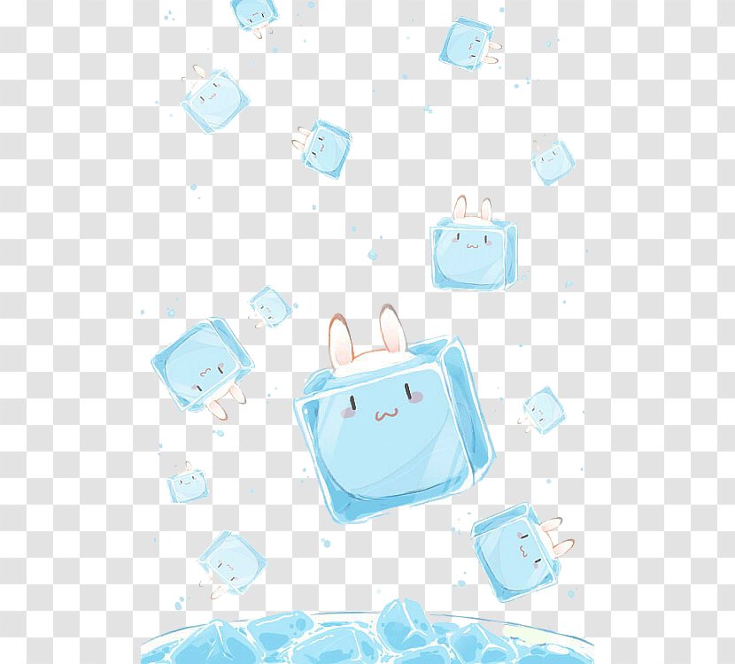 Ice Cream Cocktail Cube - Drink - Bunny Transparent PNG