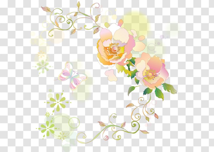 Floral Design Butterfly Art Clip - Plant Transparent PNG