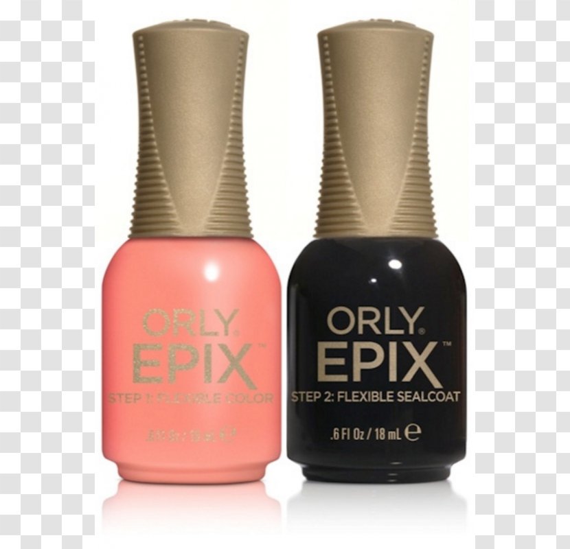 ORLY EPIX Flexible Color Nail Polish Lacquer - Beauty Parlour Transparent PNG
