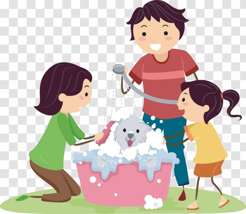 Dog Child Stock Photography Illustration - Cartoon - Creative Characters Transparent PNG