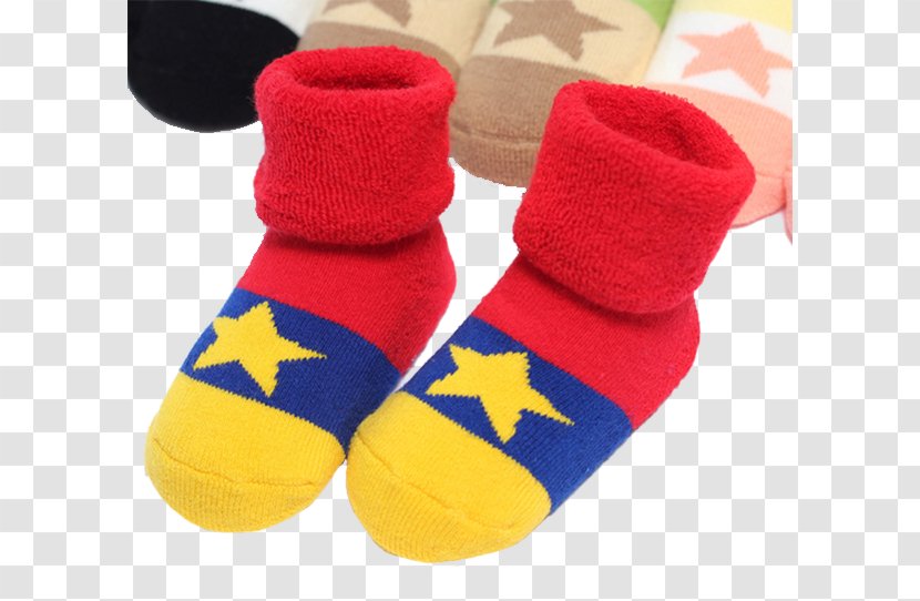 Shoe Sock Hosiery - Footwear - Little Star Baby Socks Transparent PNG