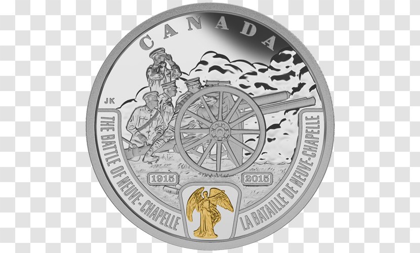 Battle Of Neuve Chapelle First World War Second Coin Silver Transparent PNG