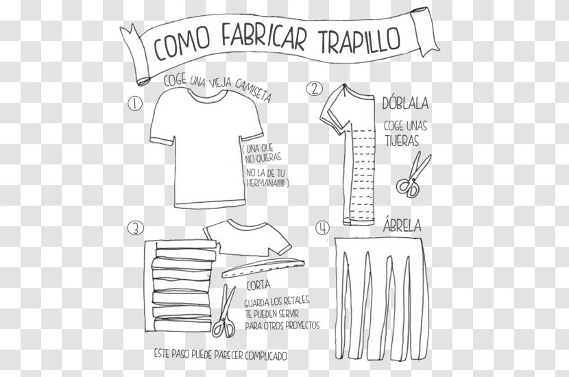 T-shirt Paper Crochet Yarn Pattern - Drawing Transparent PNG