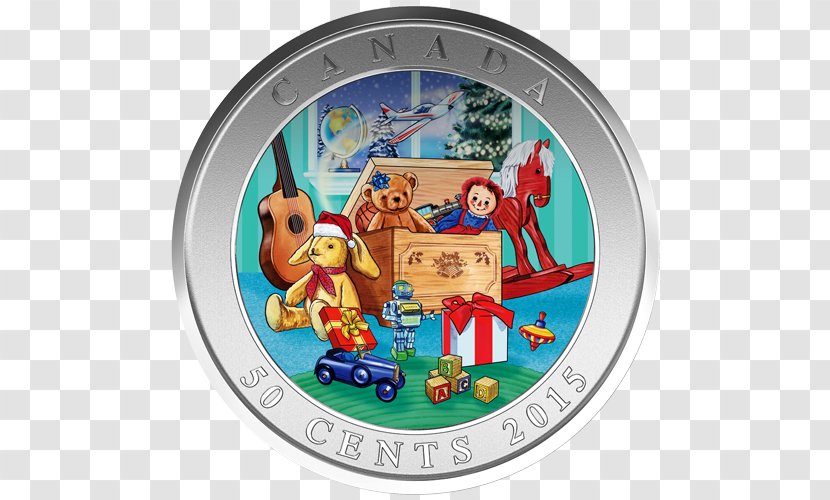Canada Coin Royal Canadian Mint 50-cent Piece Christmas - Home Accessories Transparent PNG