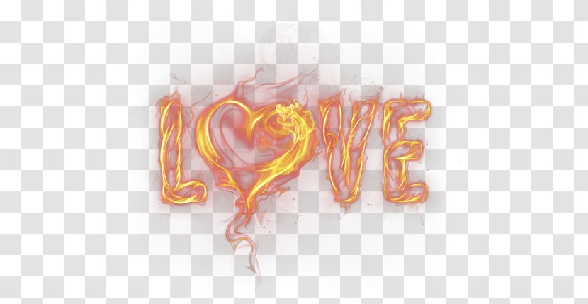 Flame Fire Love Desktop Wallpaper - Silhouette Transparent PNG