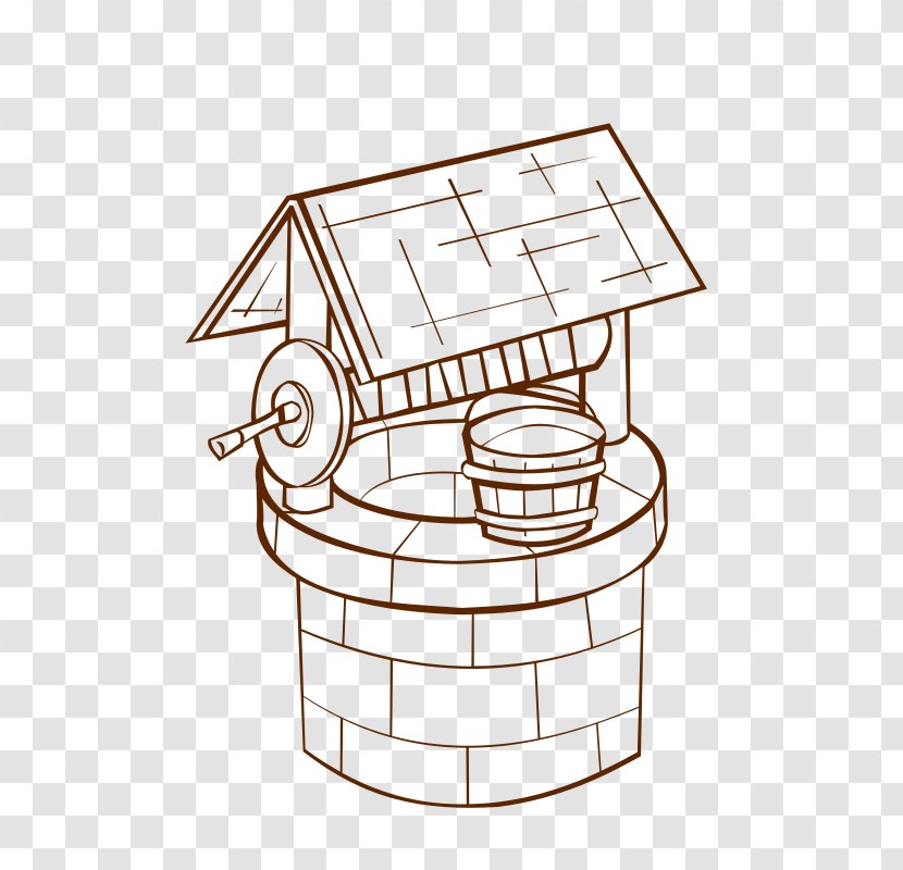 Coloring Book Water Well Drawing Oil Clip Art - Rectangle Transparent PNG