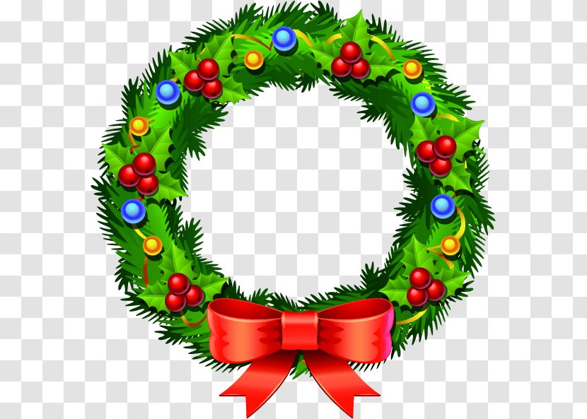 Christmas Ornament Santa Claus Wreath Day Decoration Transparent PNG