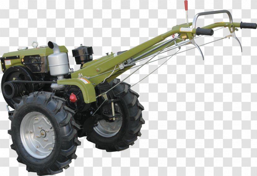 Two-wheel Tractor Motor Vehicle Aggregaat Cultivator - Automotive Tire Transparent PNG