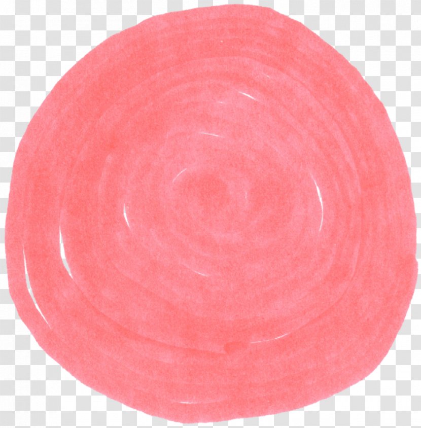 Pink M - Brush Circle Transparent PNG