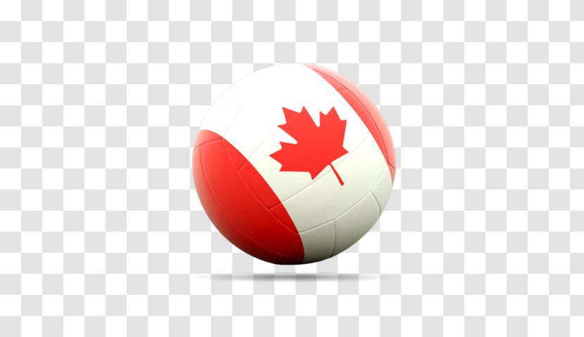 Flag Of Canada Volleyball - Football Transparent PNG