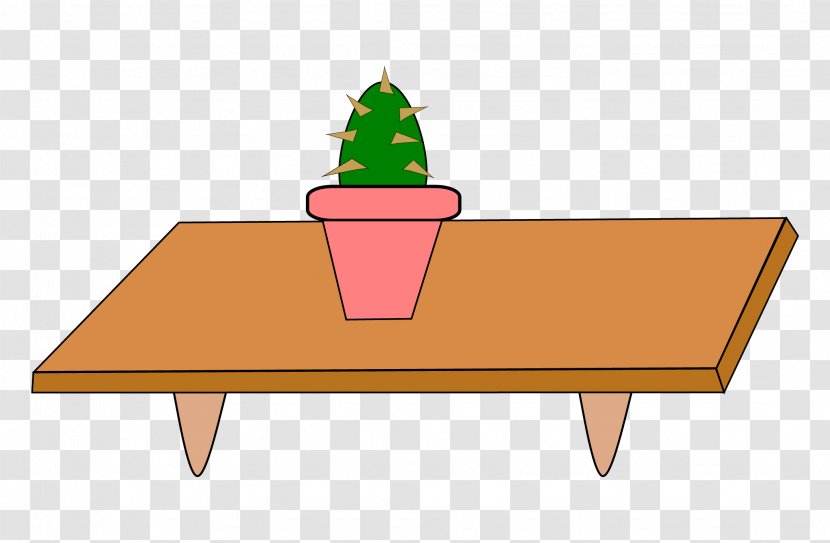 Table Cactaceae Nightstand Clip Art - Cactus On The Transparent PNG