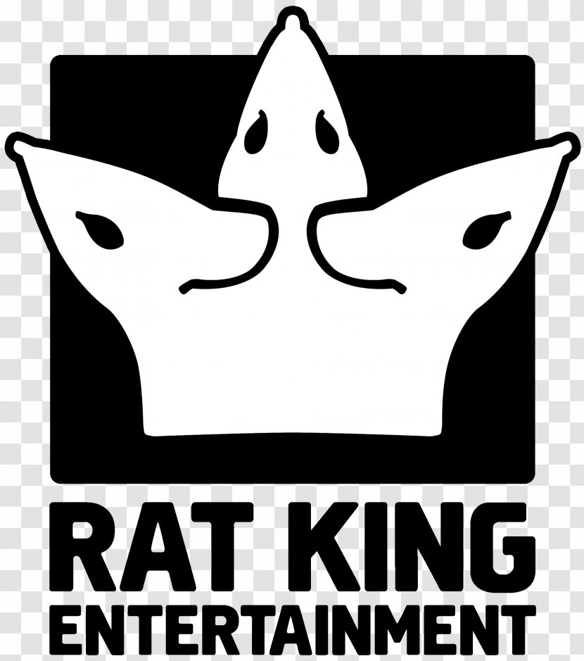 Clip Art Rat King Line Cartoon - Black And White - Rats Transparent PNG