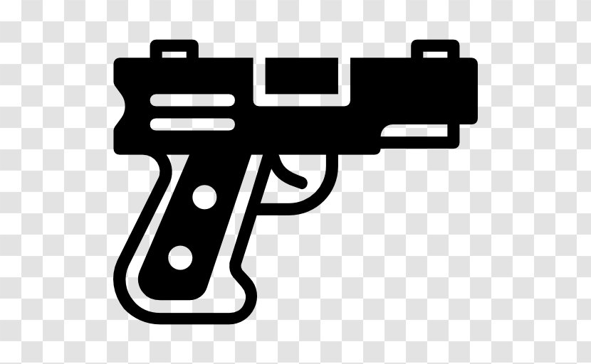 Weapon Pistol - Line Art - Crime Transparent PNG