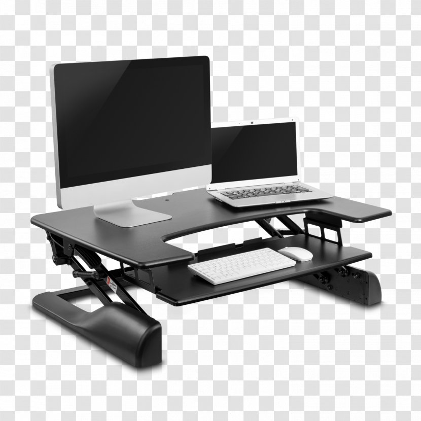 Laptop Workstation Computer Monitors Table Desktop Computers - Rectangle Transparent PNG