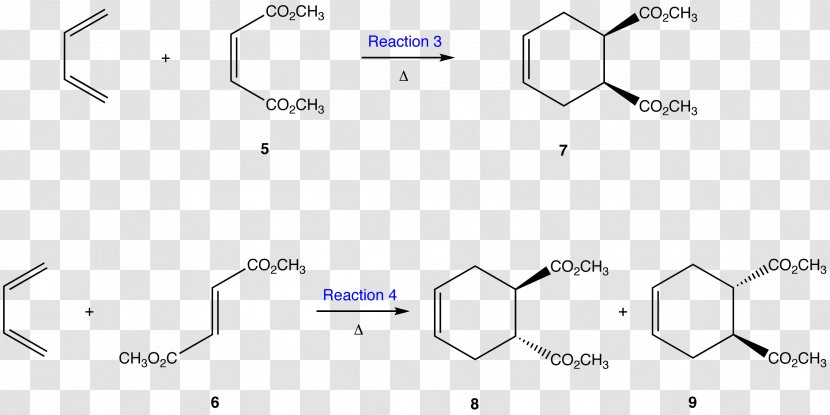 The Diels-Alder Reaction Diels–Alder Stereospecificity Chemical 1,3-Butadiene - Chemistry - Plot Transparent PNG