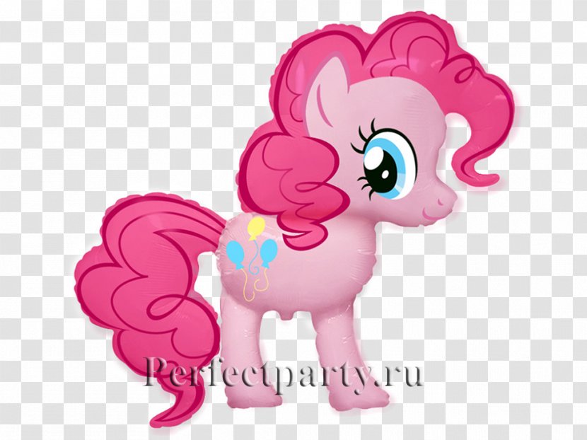 Pinkie Pie My Little Pony Balloon Rainbow Dash - Frame Transparent PNG