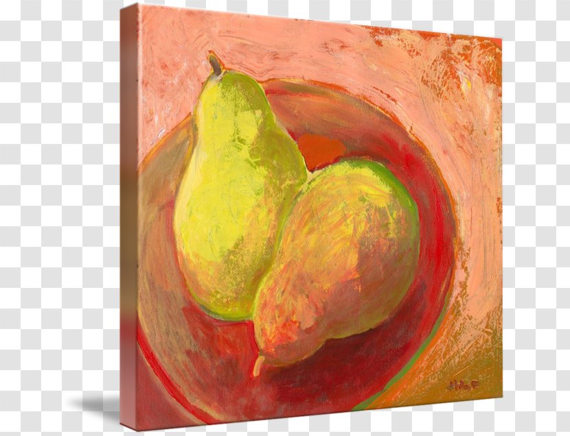 Pear Still Life Painting Canvas Gallery Wrap - Art Transparent PNG
