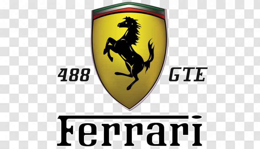 Logo Ferrari 488 GTE Brand Font - Label - LOGO Transparent PNG
