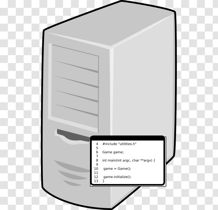 Clip Art Computer Servers Source Code Software - Free Transparent PNG