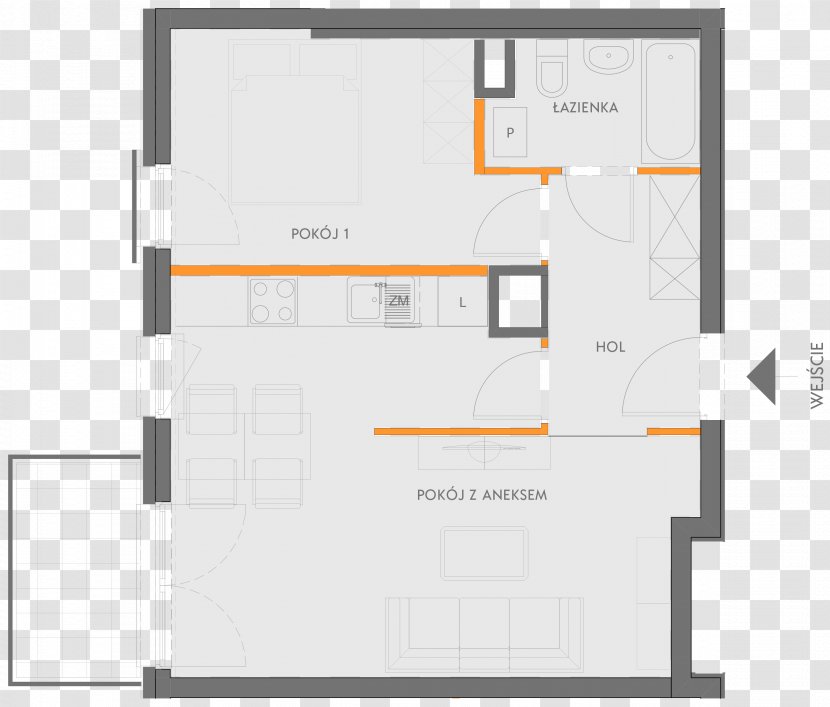 Floor Plan Angle Transparent PNG