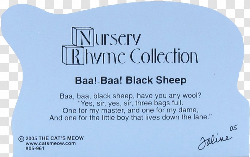 Brand Font - Baa Black Sheep Transparent PNG