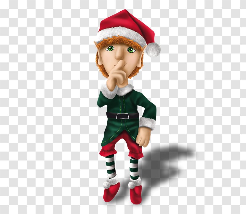 Santa Claus's Reindeer Lutin Christmas Elf Ornament - Toy - Claus Transparent PNG