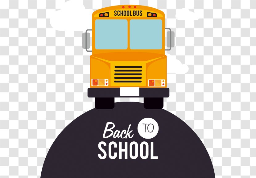 School Bus Student - Learning - Cartoon Yellow Painted Season Transparent PNG