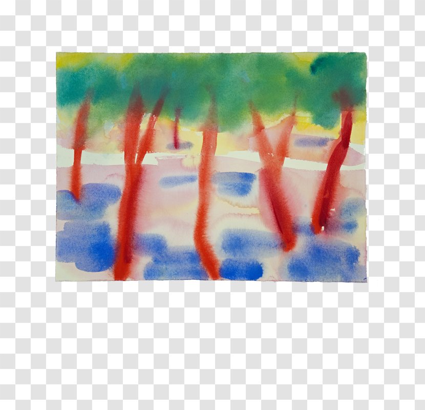 Watercolor Painting Cork Tree Alentejo - Leaves Transparent PNG
