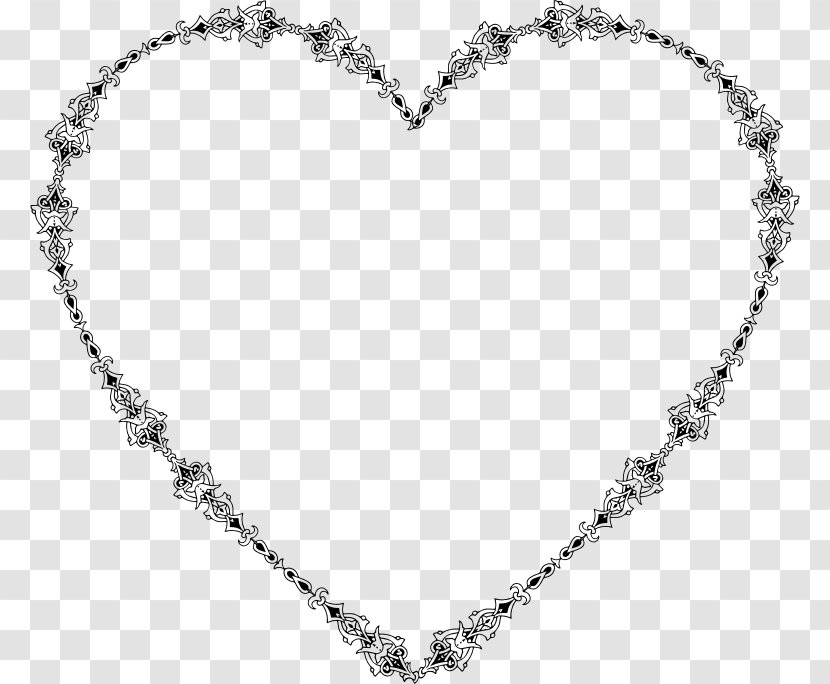 Heart Clip Art - Necklace - Birdcage And Tree Transparent PNG