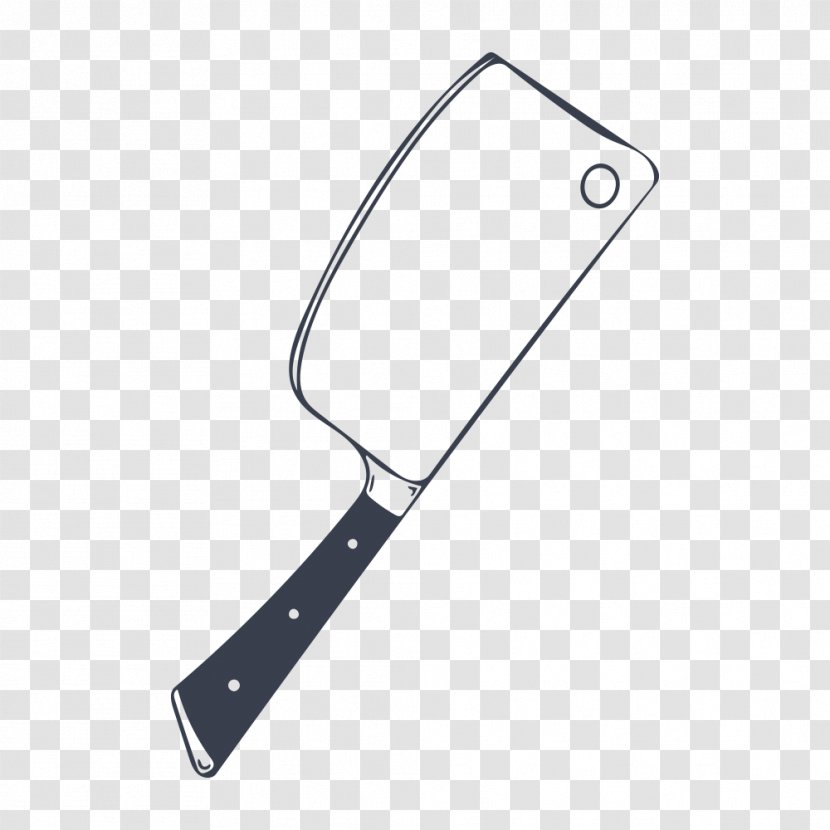 Kitchen Knife - Material - Hand Painted Transparent PNG
