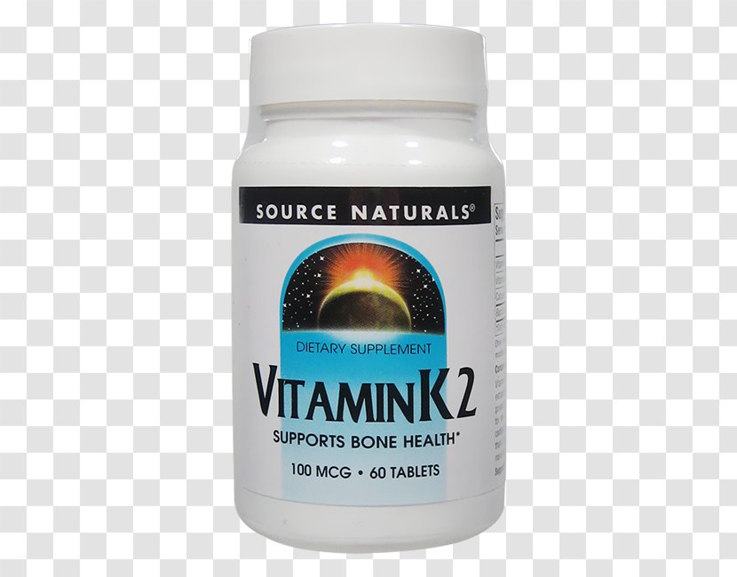 Dietary Supplement Vitamin K2 Tablet - Menatetrenone Transparent PNG