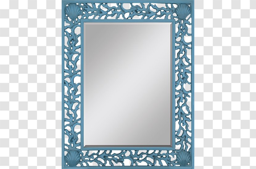 Mirror Rectangle Light Picture Frames Blue - Splash Transparent PNG