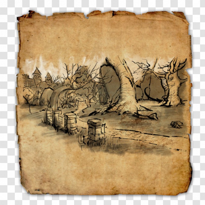 Treasure Map The Elder Scrolls Online Rift - Cartoon - Old Transparent PNG