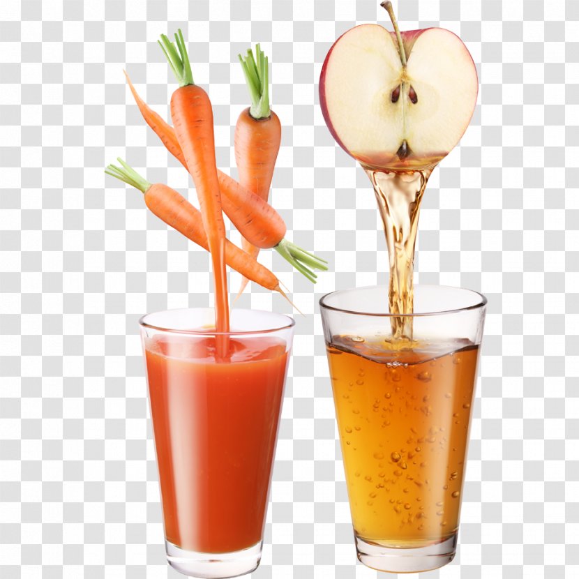 Juice Smoothie Vegetable Fruit Juicing - Non Alcoholic Beverage - Creative Transparent PNG