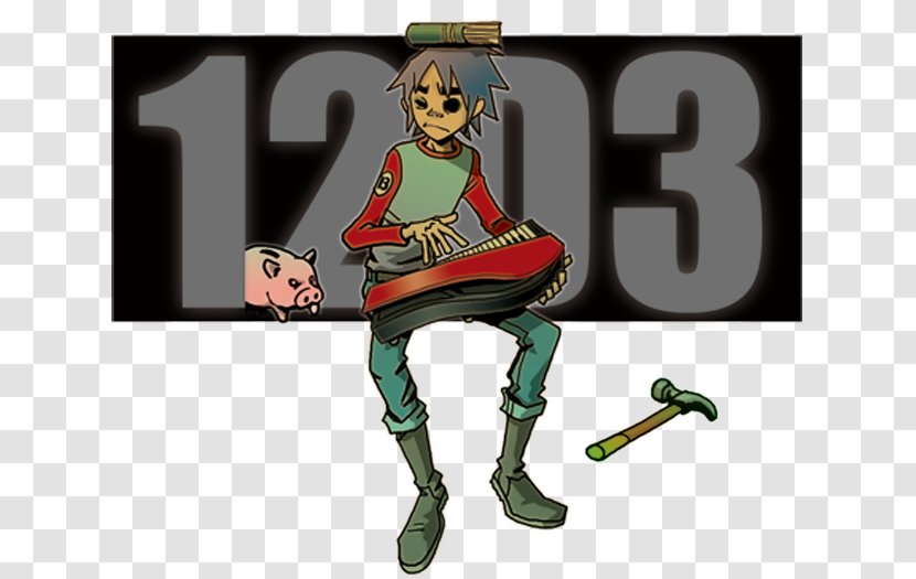 Gorillaz Artist Noodle Fan Art - Murdoc Transparent PNG