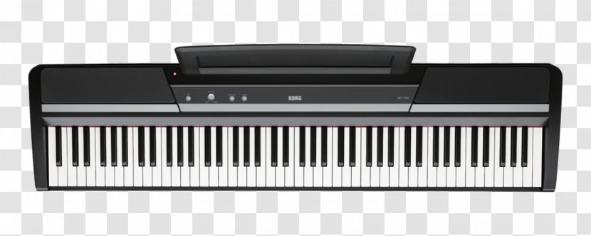 Digital Piano Keyboard Musical Instruments Korg - Silhouette Transparent PNG