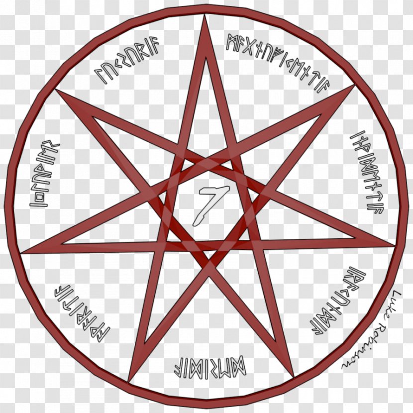 Heptagram Five-pointed Star Symbol Fairy - Otherkin - Sign Transparent PNG