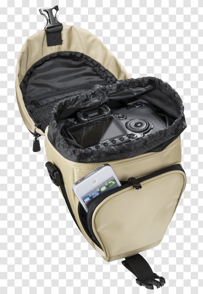 Mantona Premium Holster Bag Tasche/Bag/Case Khaki Black Strap - Disposable Camera Transparent PNG