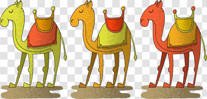 Camel Euclidean Vector Desert Illustration - Like Mammal - Wasteland Transparent PNG
