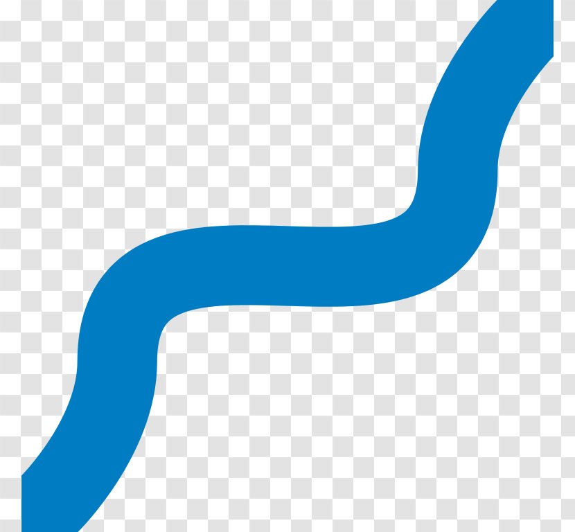 Line Angle Clip Art - Blue Transparent PNG