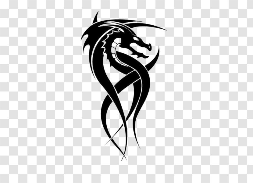 Tattoo Chinese Dragon - Supernatural Creature Transparent PNG