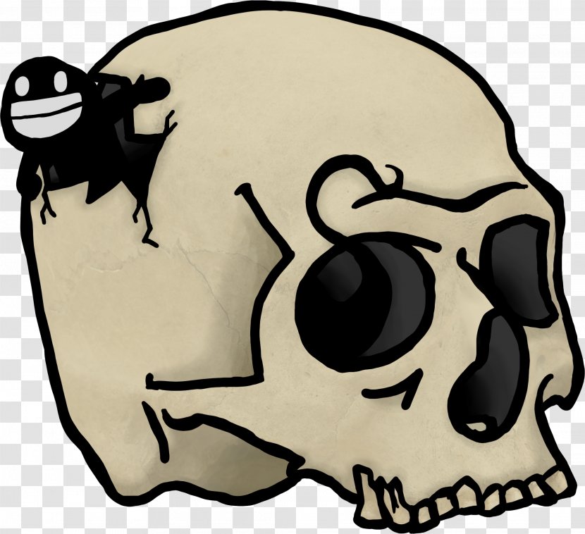 Skull Cartoon - Snout - Sticker Bone Transparent PNG