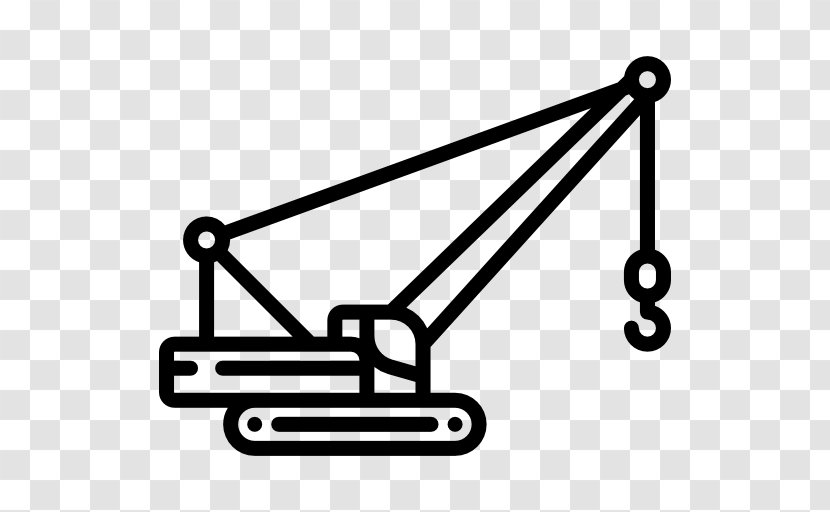 Excavator - Black And White - Computer Program Transparent PNG